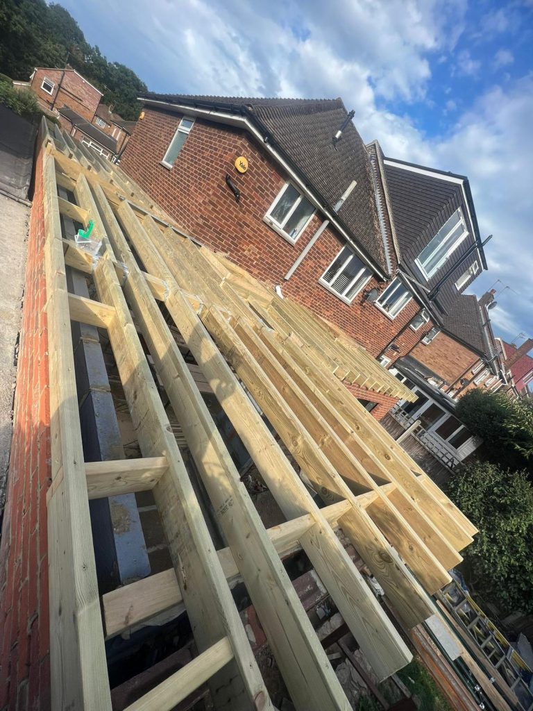 Extension in Northfield Road Barnet EN4 England