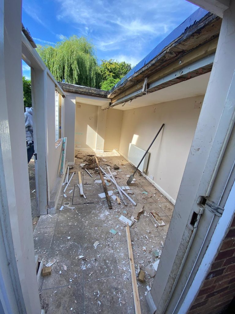 Extension in Northfield Road Barnet EN4 England