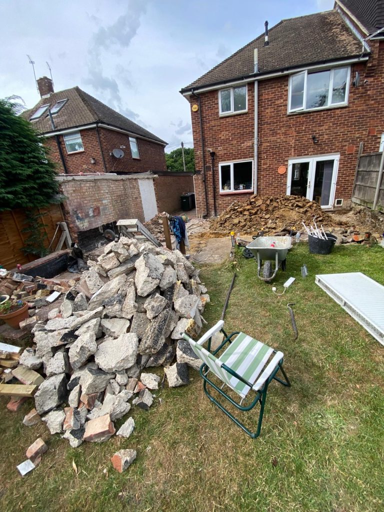 Extension in Northfield Road Barnet EN4 England