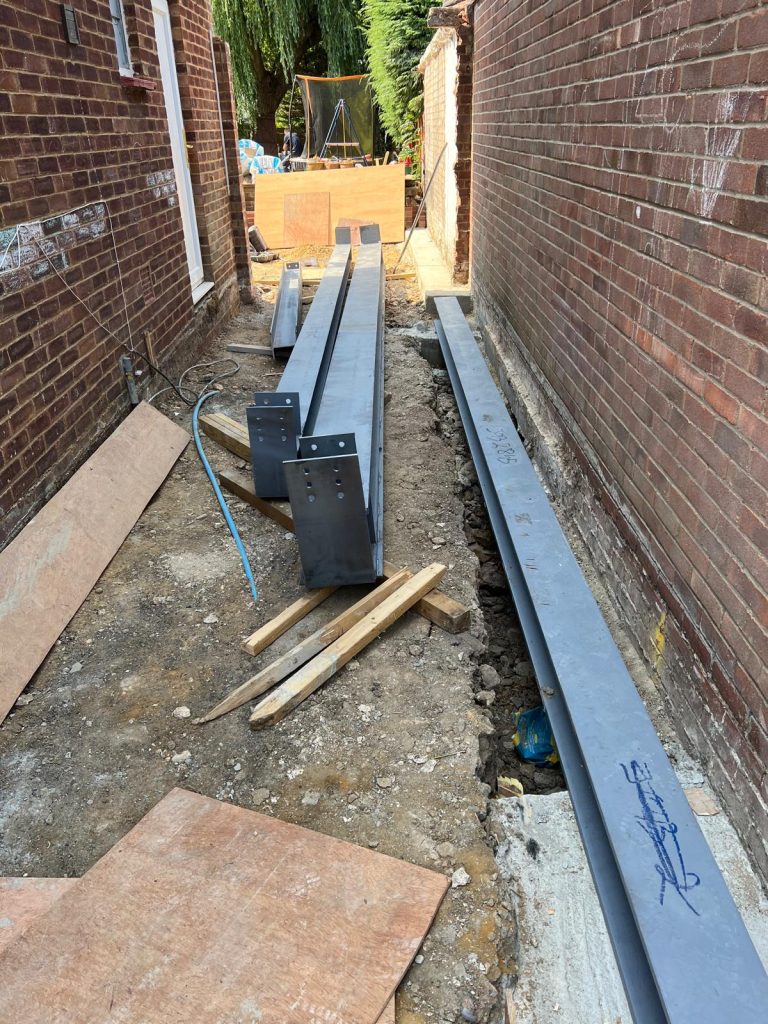 Extension in Northfield Road Barnet EN4 England