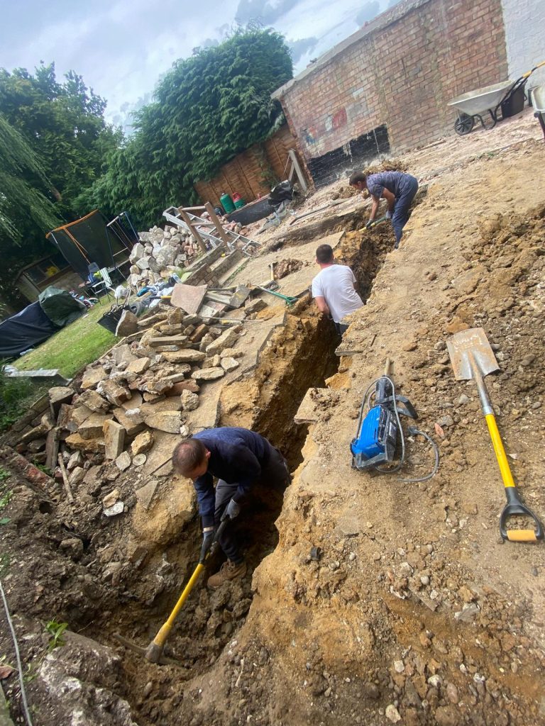 Extension in Northfield Road Barnet EN4 England