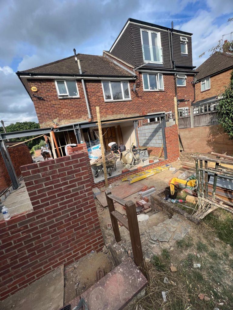 Extension in Northfield Road Barnet EN4 England