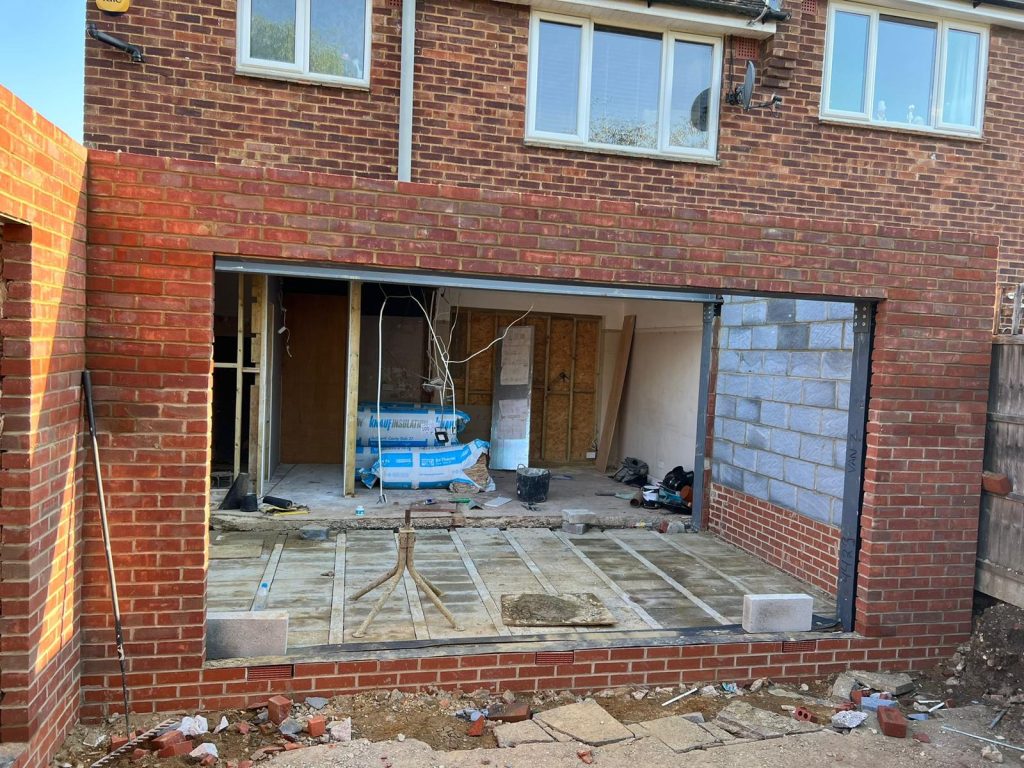 Extension in Northfield Road Barnet EN4 England